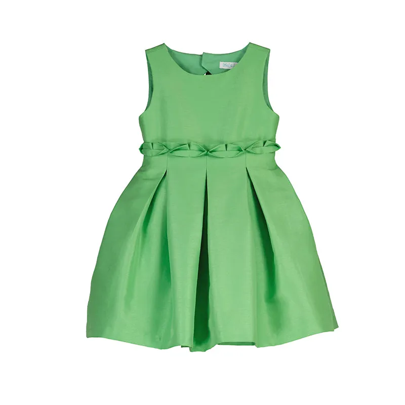 Apple Shantung Party Dress