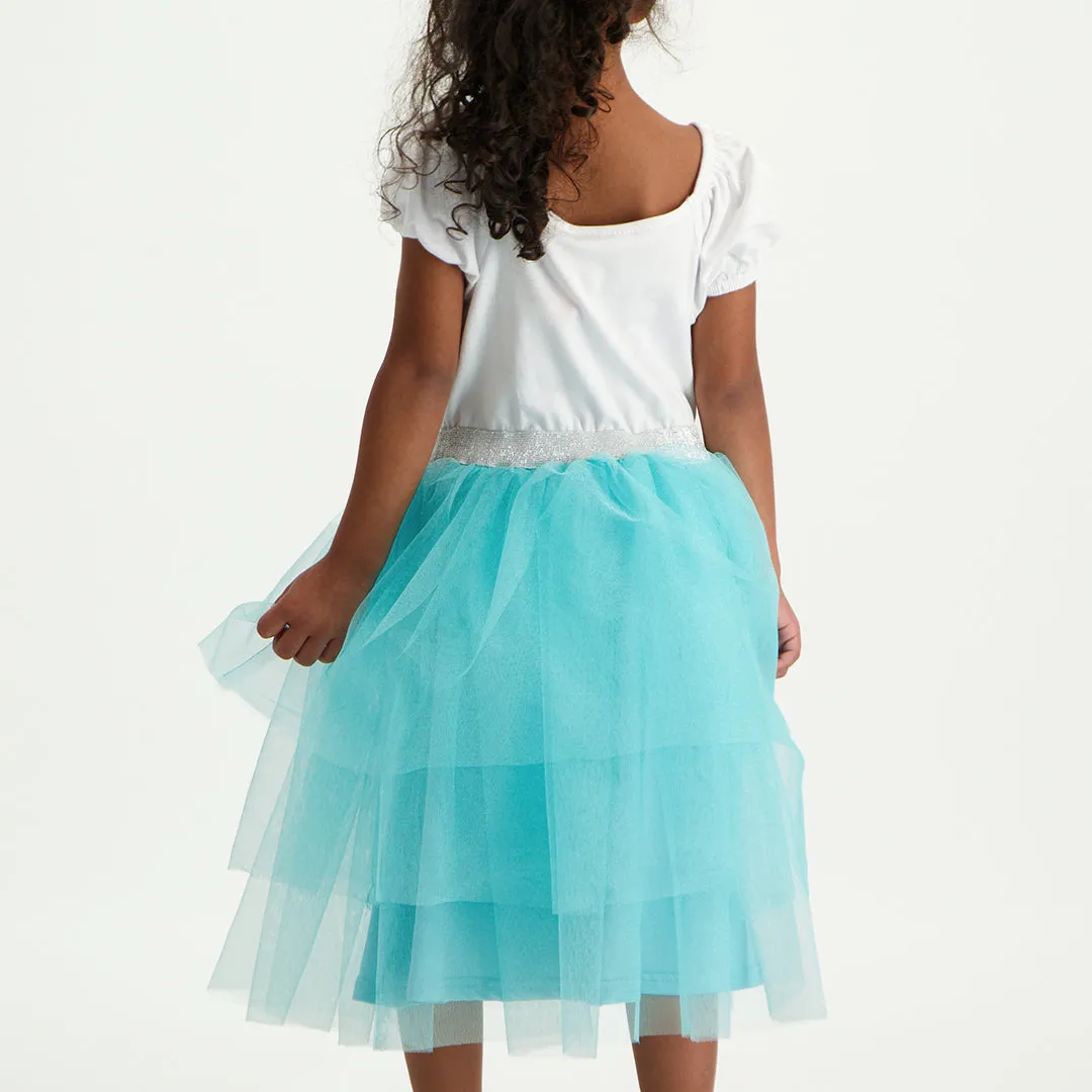 Aqua Party Dress