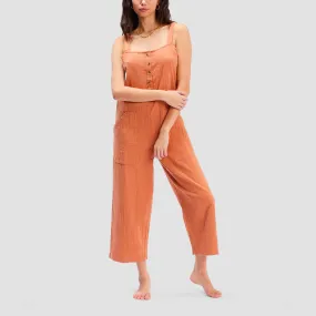 Billabong Daydream Jumpsuit Toffee - Womens