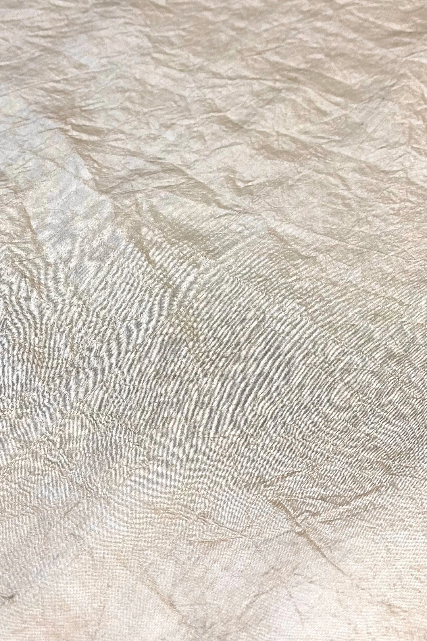 Creamy Marble Crushed Silk Dupion Fabric