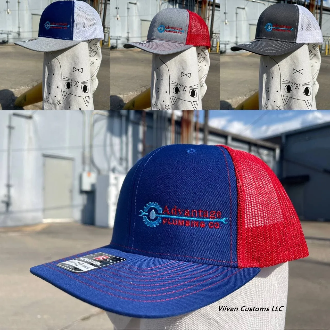 Custom Embroidery, 6477 Flexfit Wool Blend Hats