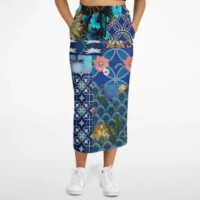 Dahlia Lama Eco-Poly Long Pocket Skirt