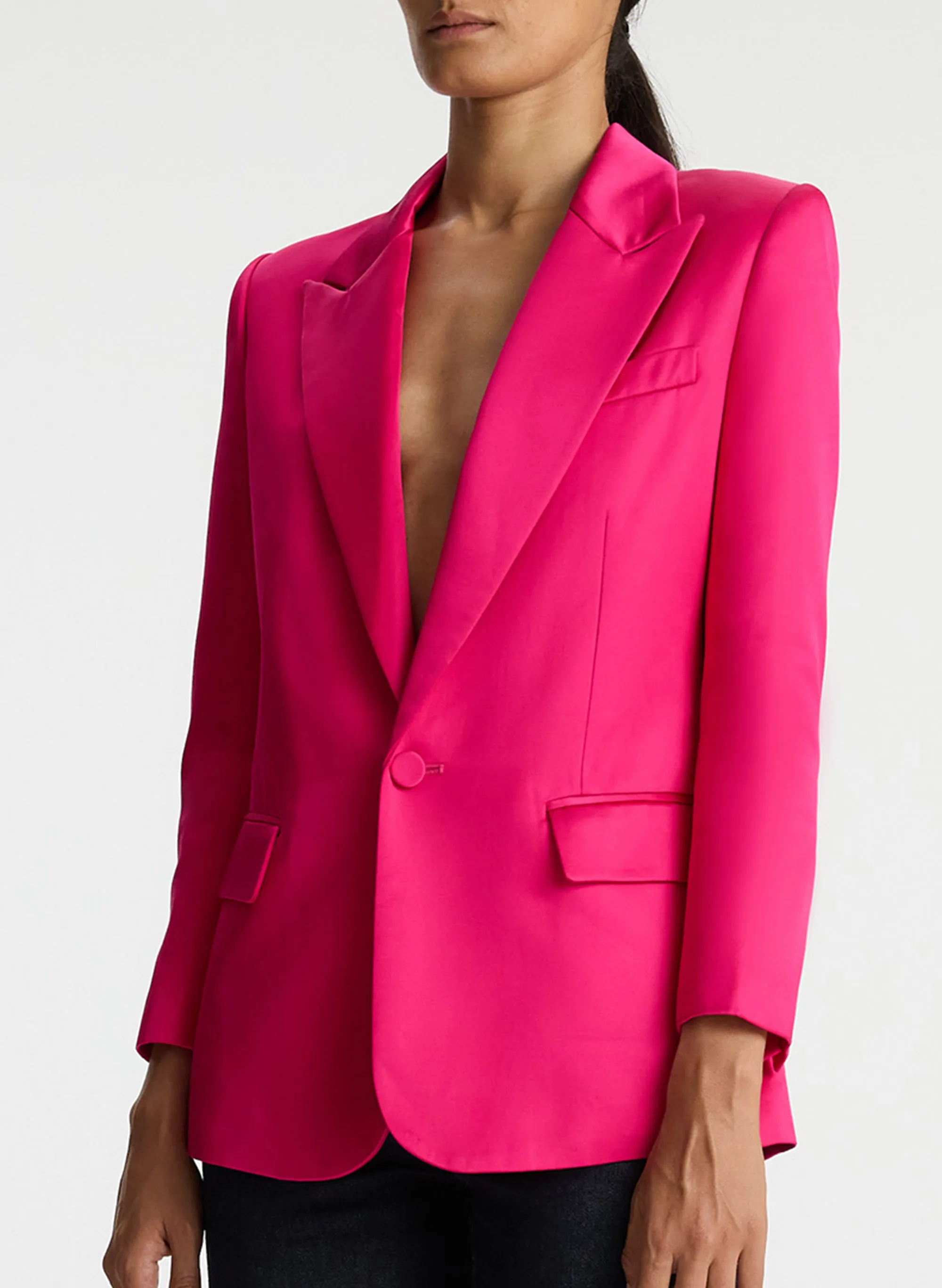 Davin II Structured Satin Jacket