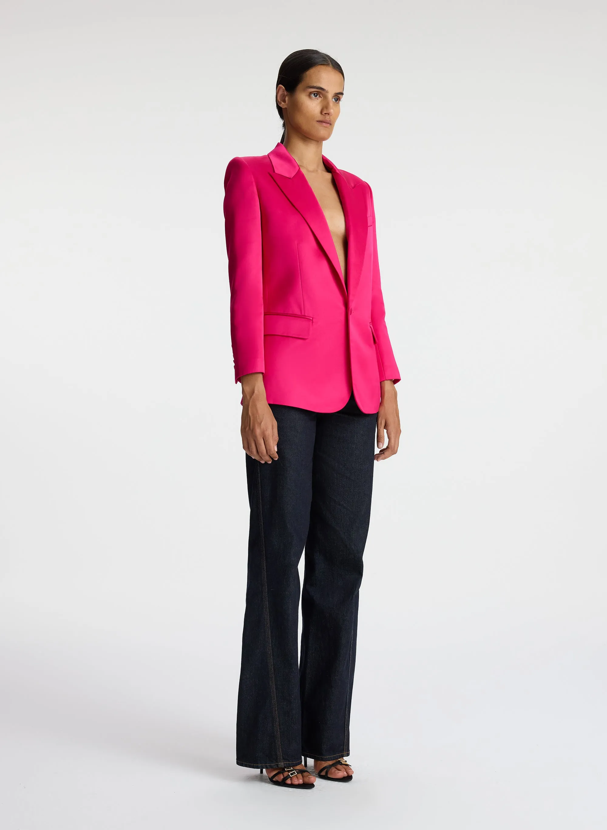 Davin II Structured Satin Jacket