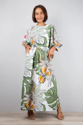 Floral maxi dress