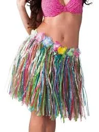 Hawaiian Multi Grass Skirts