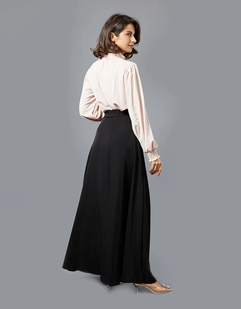 Lustrous A Line Skirt