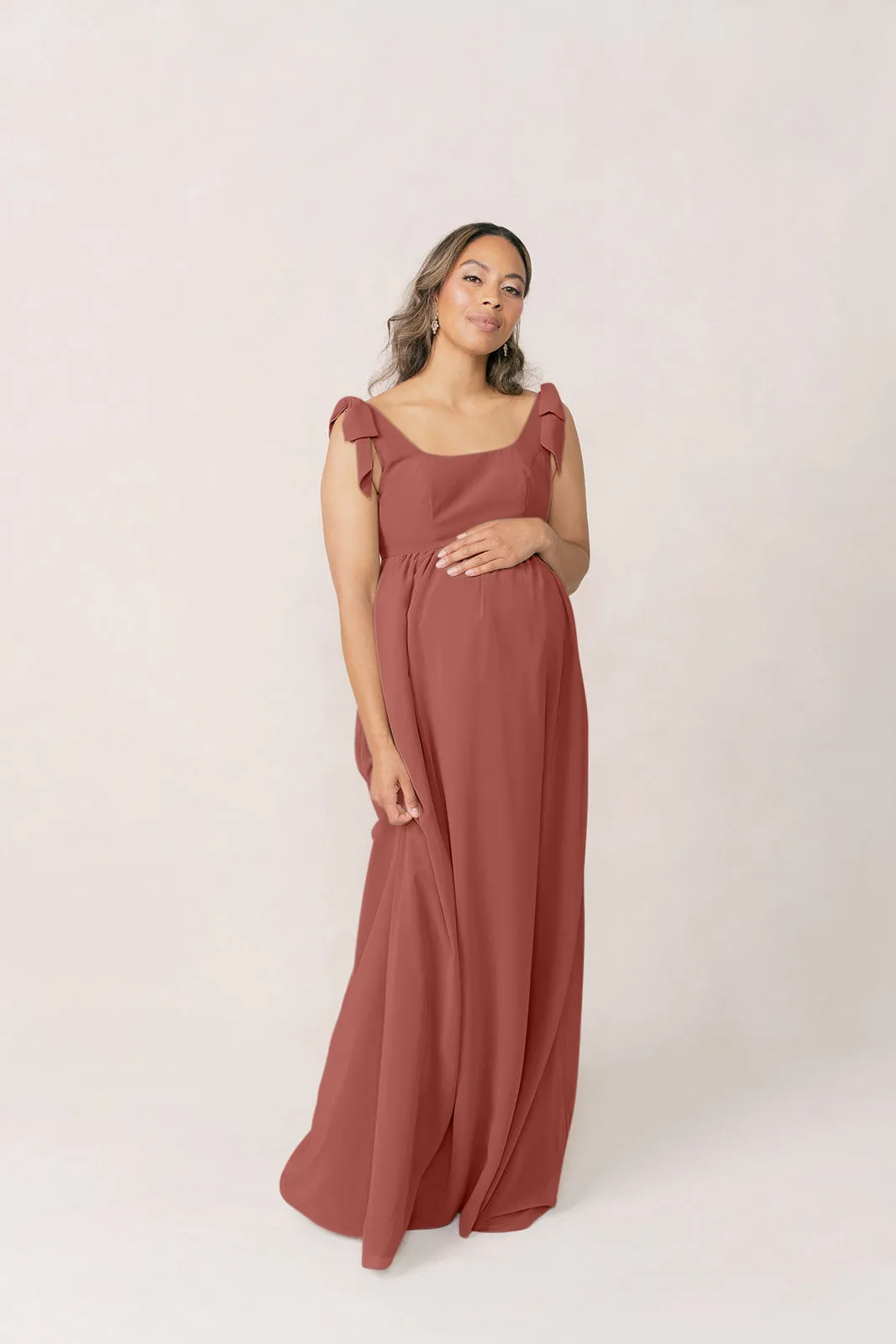 Maternity Bowie Chiffon Dress | Made To Order