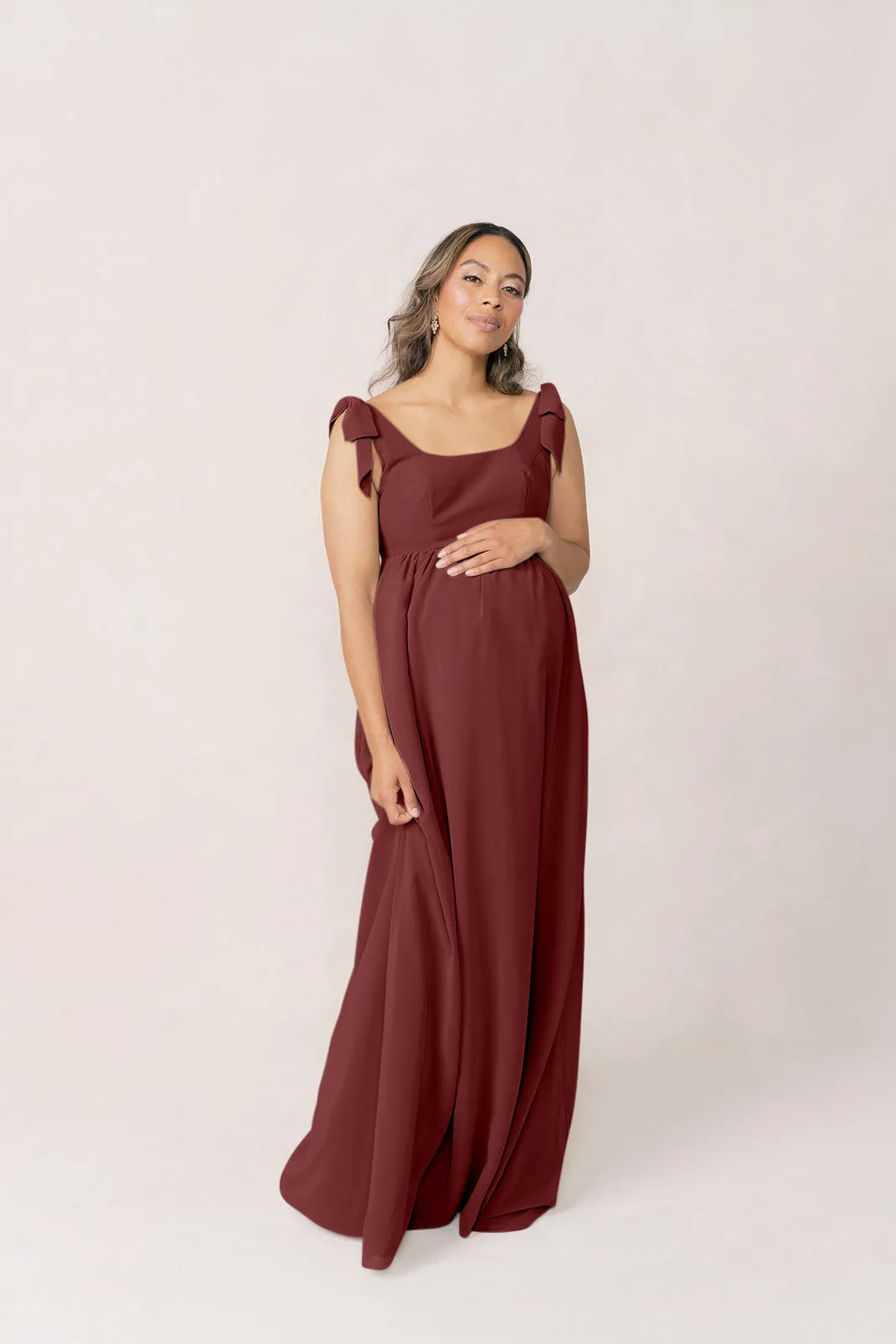 Maternity Bowie Chiffon Dress | Made To Order