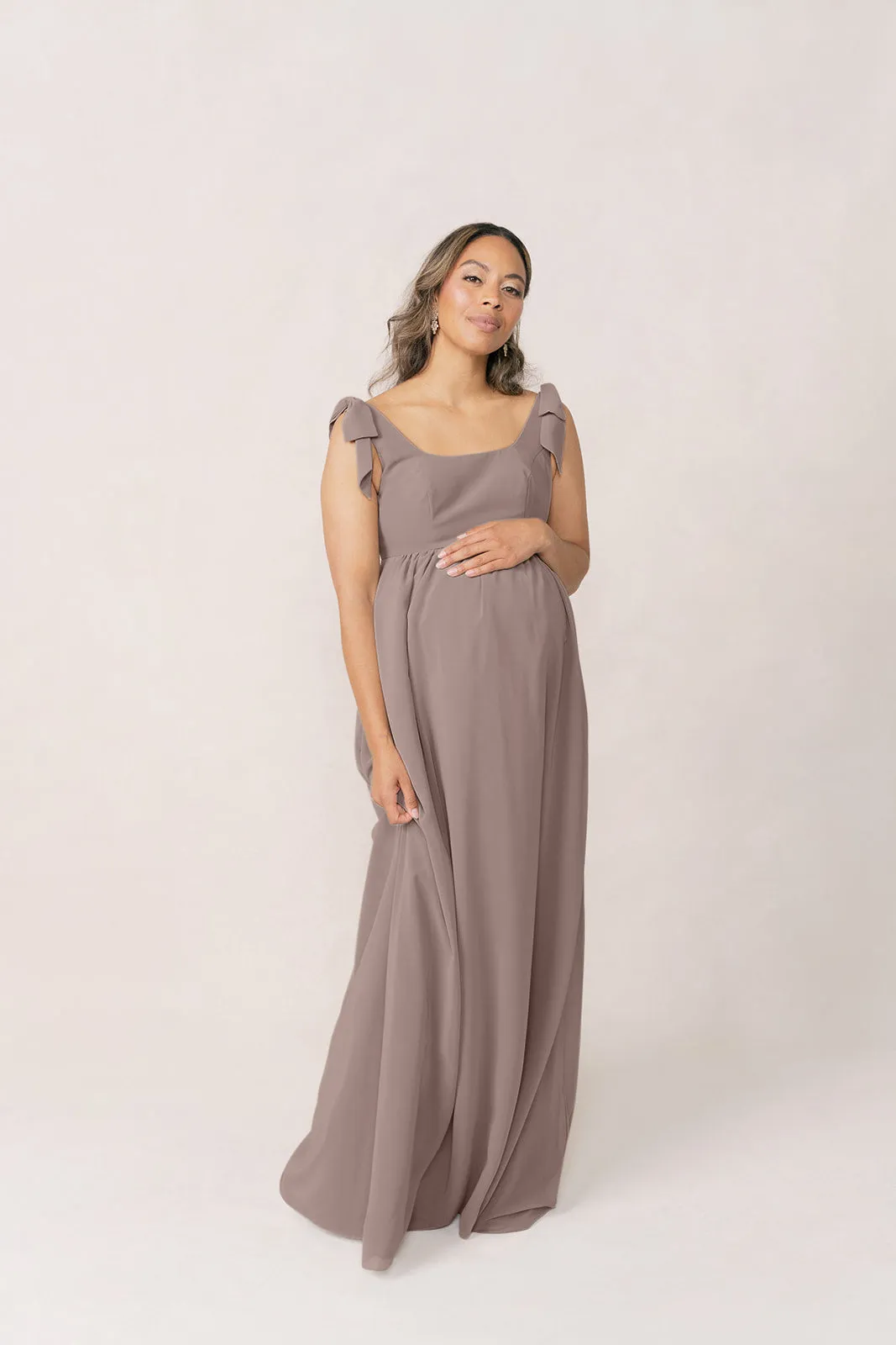 Maternity Bowie Chiffon Dress | Made To Order