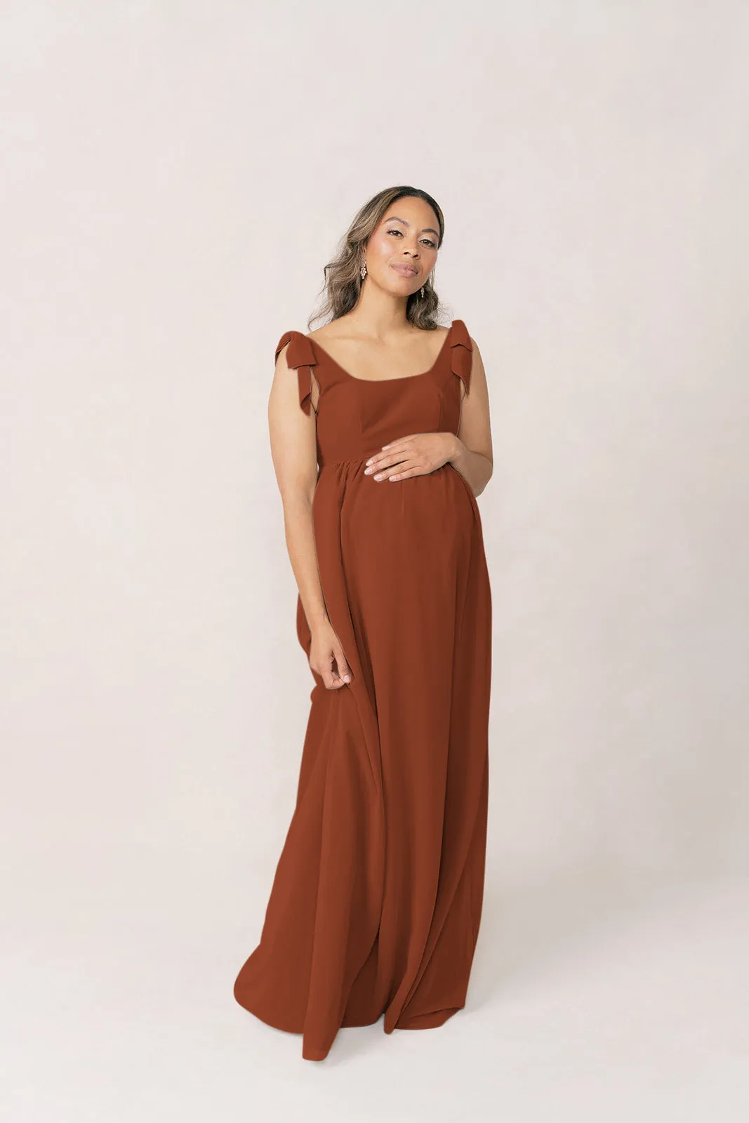 Maternity Bowie Chiffon Dress | Made To Order