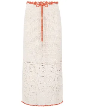 Mystic Crochet Midi Skirt