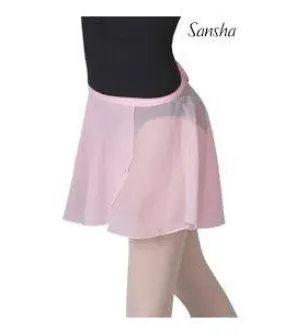 Sansha  Zephyr Short Length Chiffon Wrap Skirt