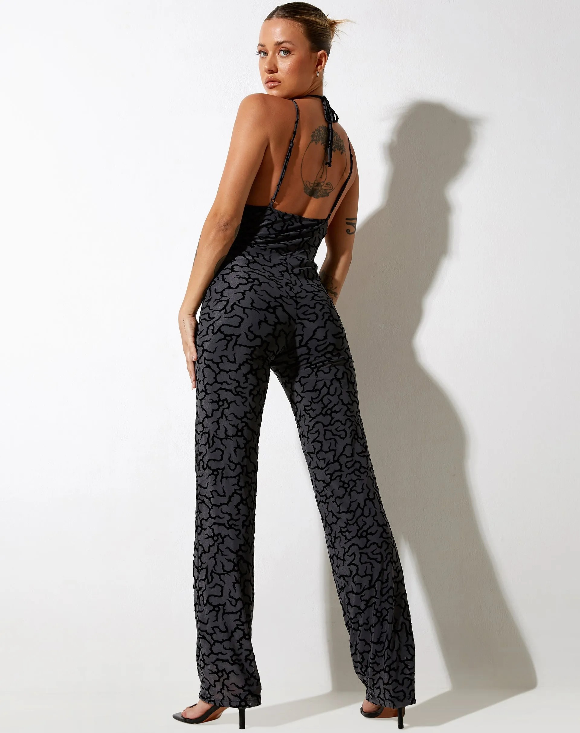 Trubi Jumpsuit in Tribal Flock