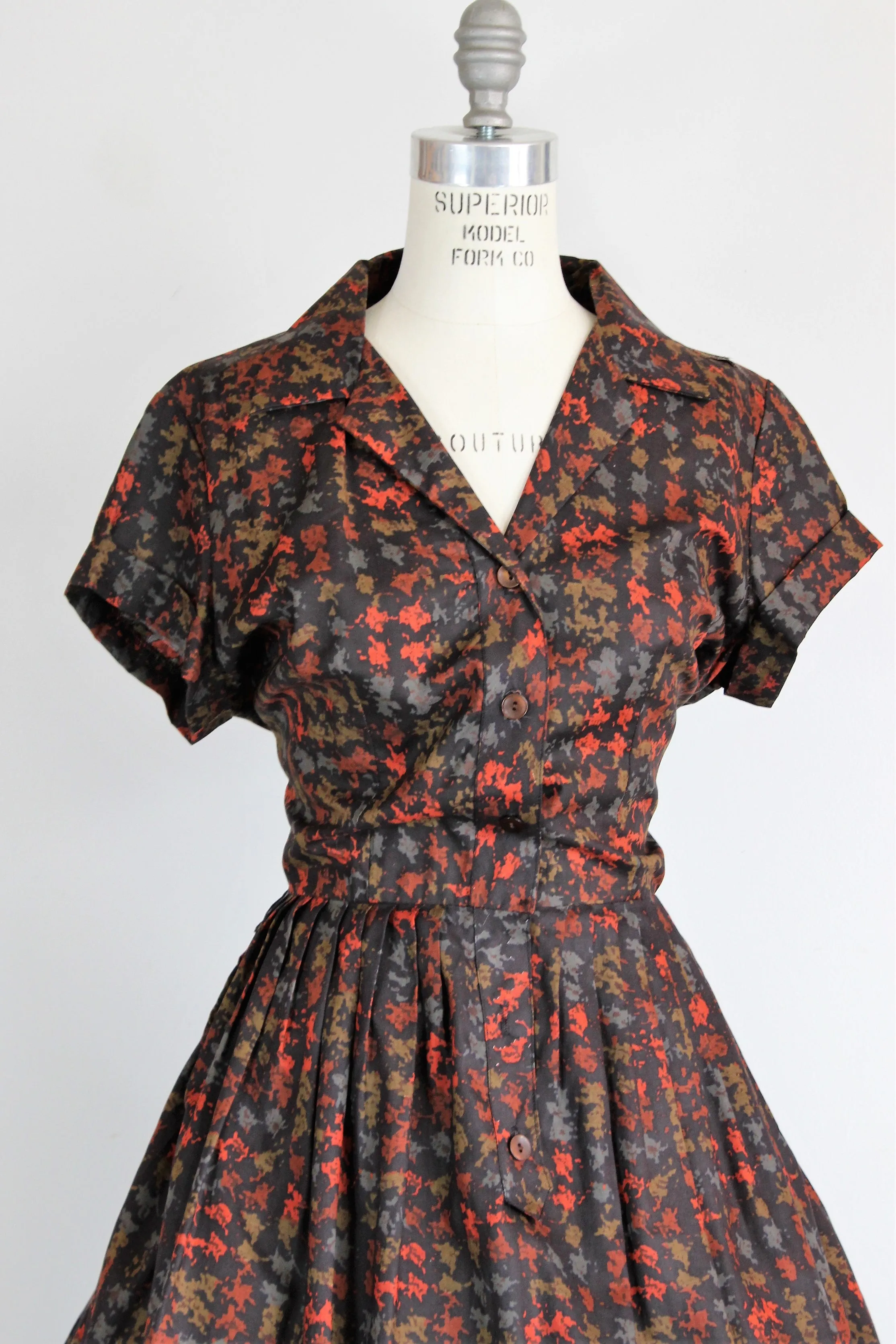 Vintage 1950s Shirtwaist Dress by Fashion First